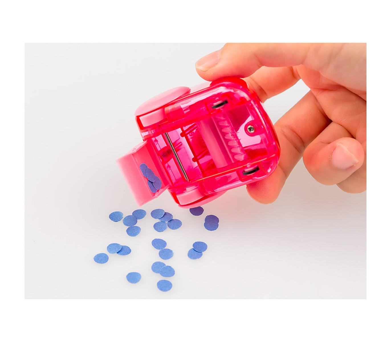 Midori - Mini Cleaner II - Recogedor de escritorio - Coche Rosa