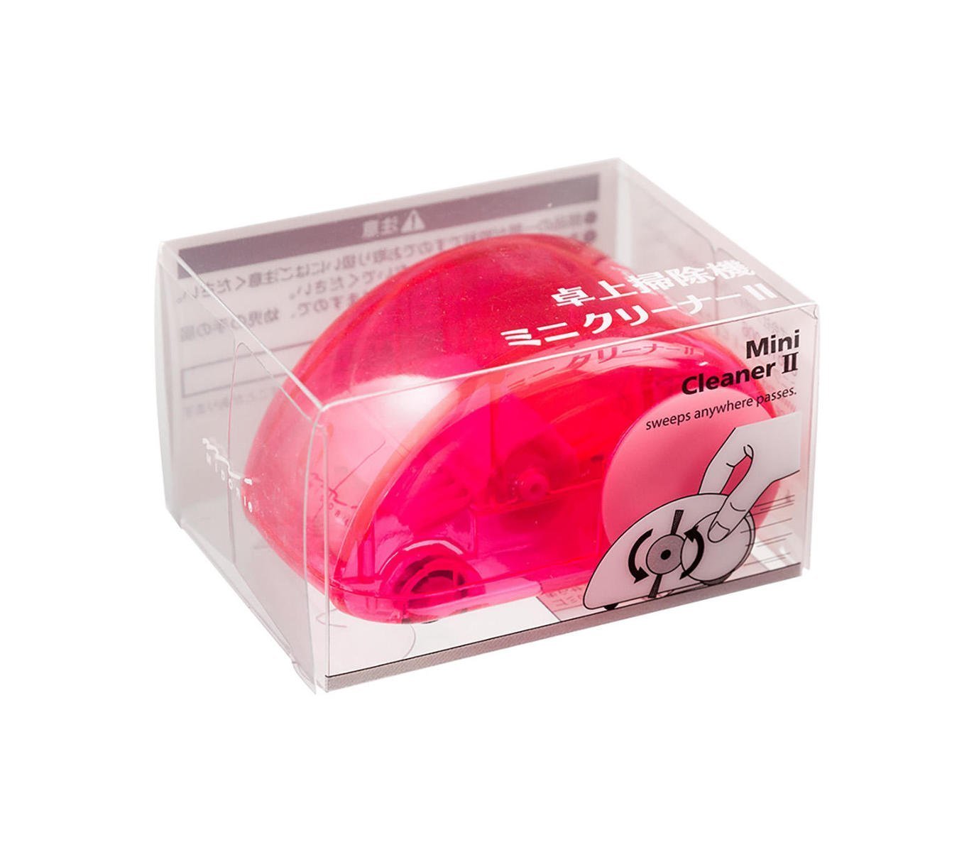 Midori - Mini Cleaner II - Recogedor de escritorio - Coche Rosa
