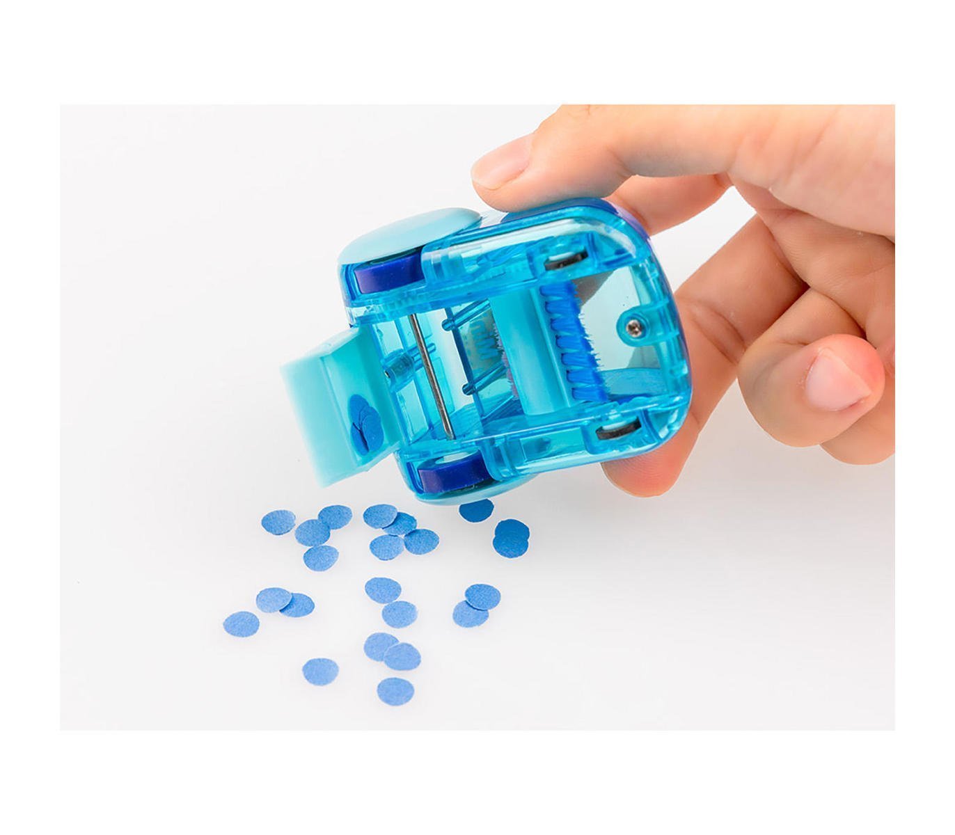 Midori - Mini Cleaner II - Recogedor de escritorio - Coche Azul