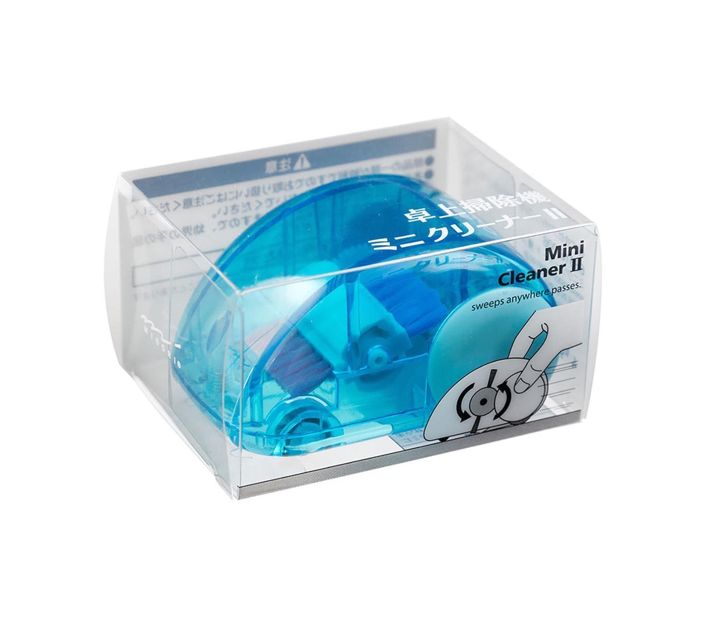 Midori - Mini Cleaner II - Recogedor de escritorio - Coche Azul