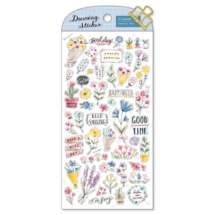 Mind Wave - Pegatinas Drawing Stickers - Flower