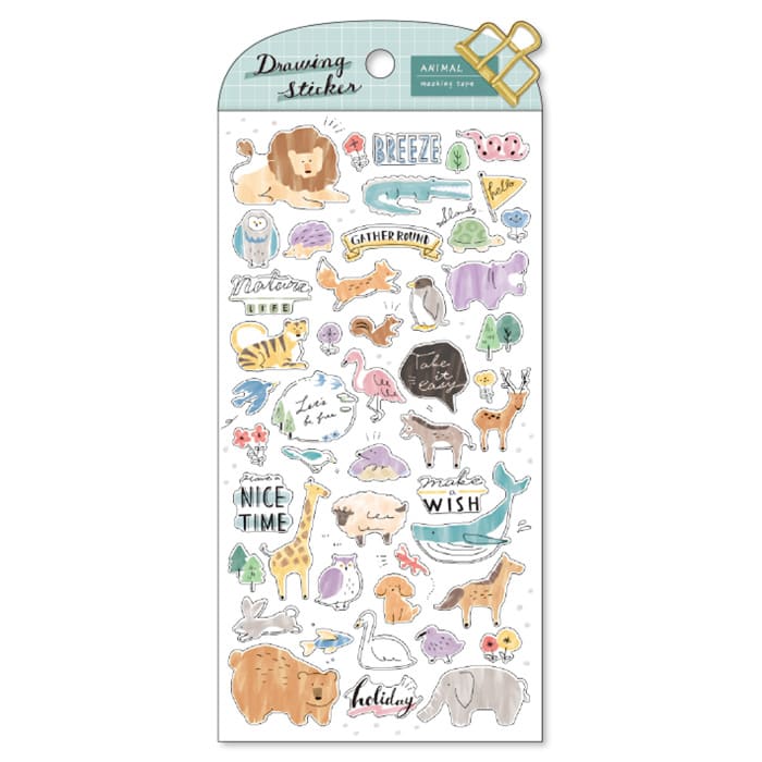 Mind Wave - Pegatinas Drawing Stickers - Animals