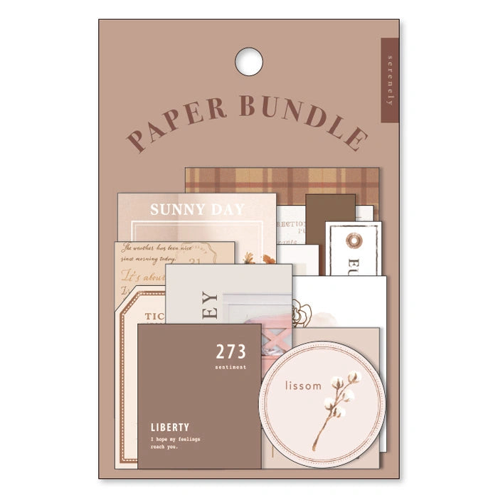 Mind Wave - Pegatinas Paper Bundle - Brown