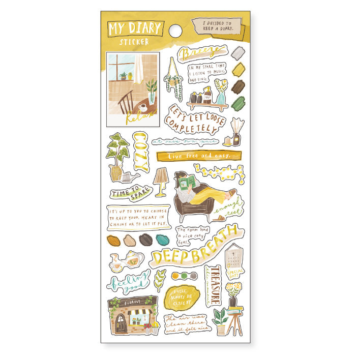 Mind Wave - Pegatinas MyDiary - Relax