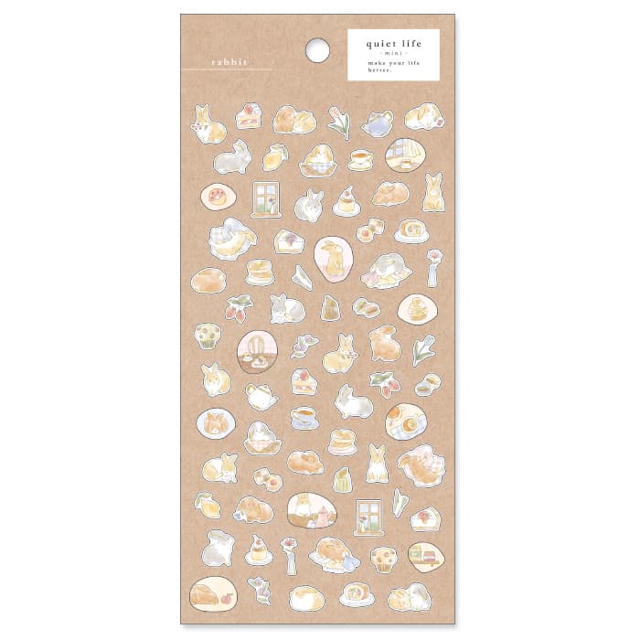 Mind Wave - Pegatinas Quiet Life Mini - Rabbit