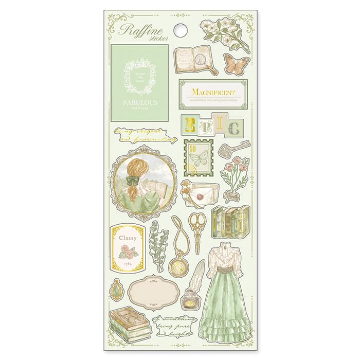Mind Wave - Pegatinas Raffine Stickers - Mist Green