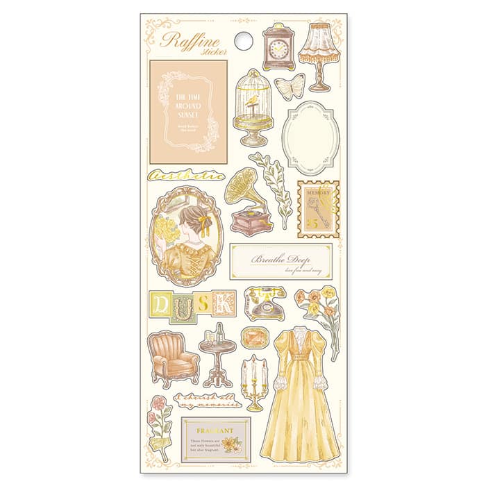 Mind Wave - Pegatinas Raffine Stickers - Dusk Yellow