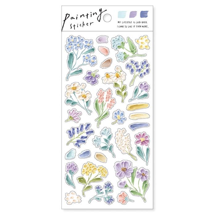 Mind Wave - Pegatinas Painting Stickers - Flower Blue