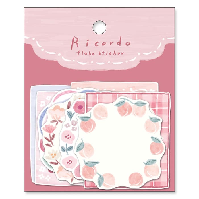 Mind Wave - Pegatinas RICORDO Flake Sticker - Pink
