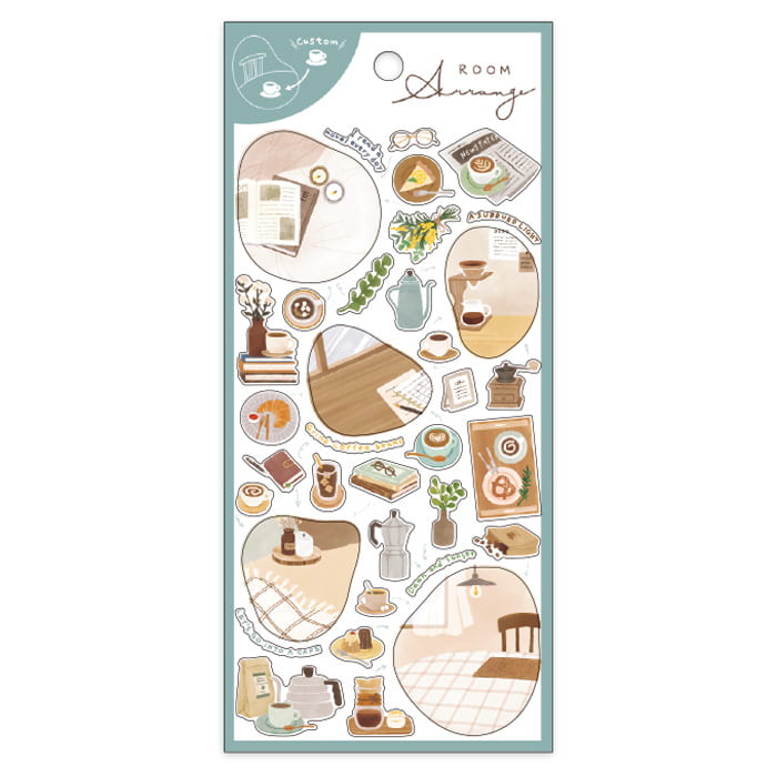 Mind Wave - Pegatinas ROOM Arrange - Coffee