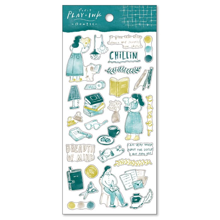 Mind Wave - Pegatinas Play Ink - Daily Notes