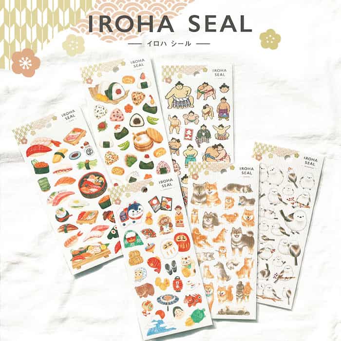 Mind Wave - Pegatinas Iroha Seal - Shimaenaga