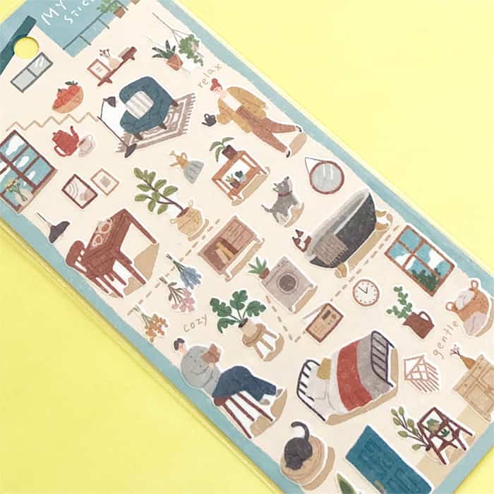 Mind Wave - Pegatinas My Home Stickers - Mizuyari Taimu