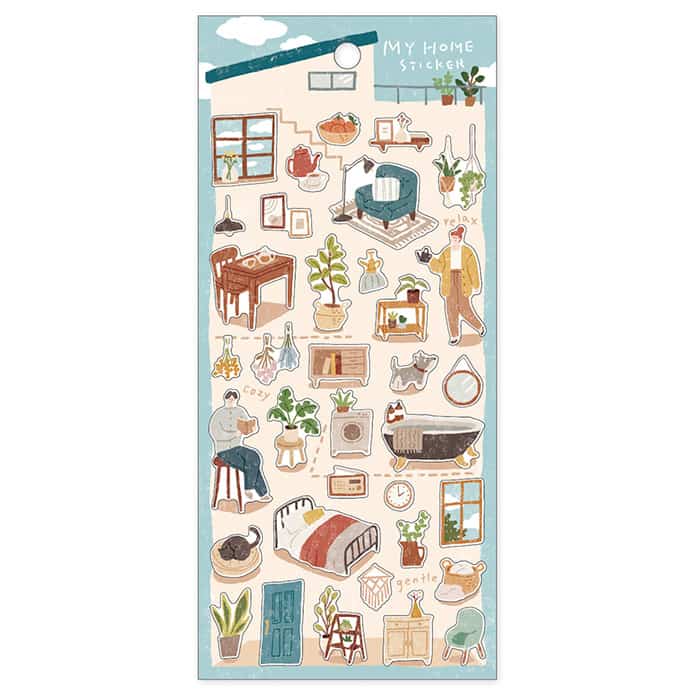 Mind Wave - Pegatinas My Home Stickers - Mizuyari Taimu