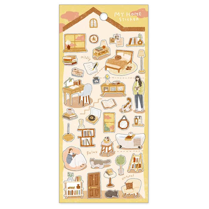 Mind Wave - Pegatinas My Home Stickers - Dokusho Taimu