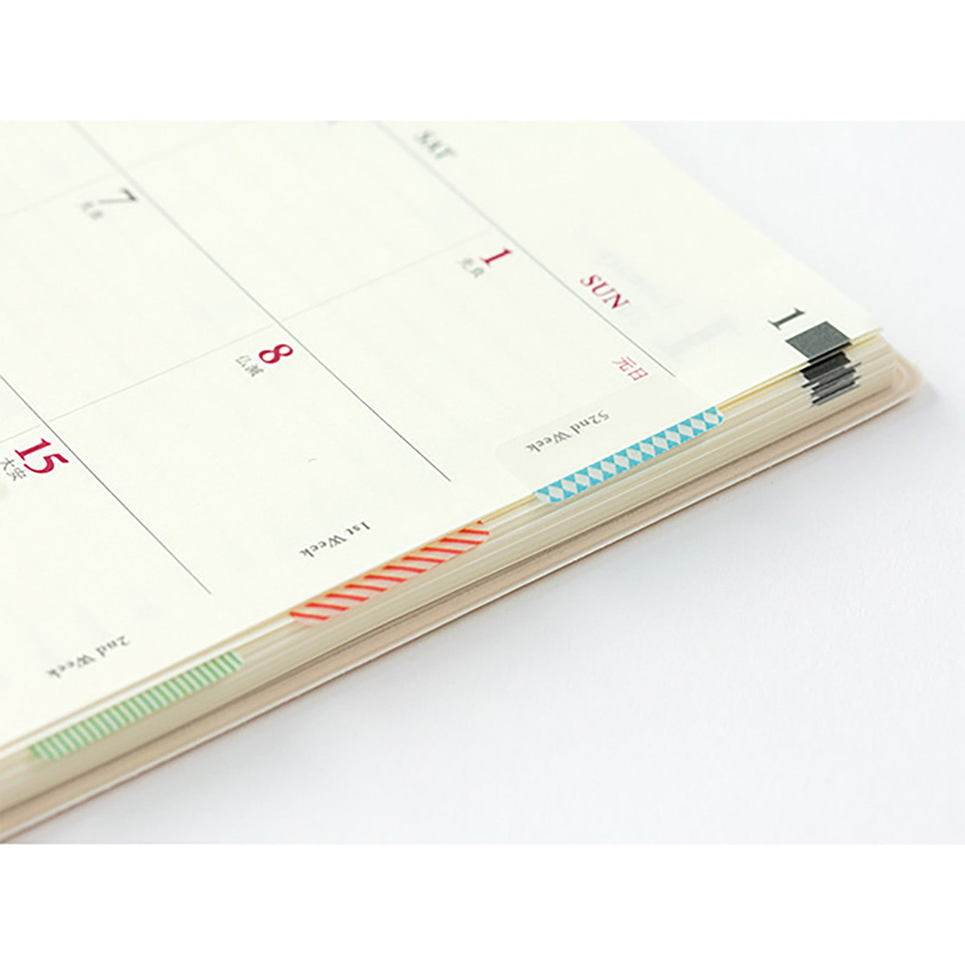 Midori - Set 24 marcapáginas - Chiratto Pattern Color