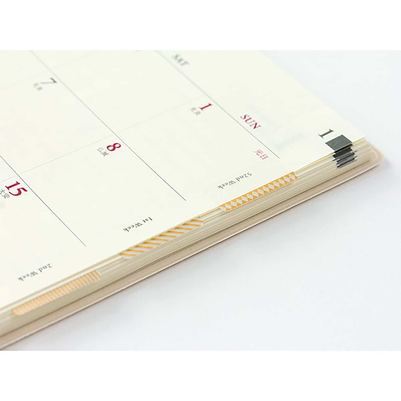 Midori - Set 24 marcapáginas - Chiratto Pattern Gold