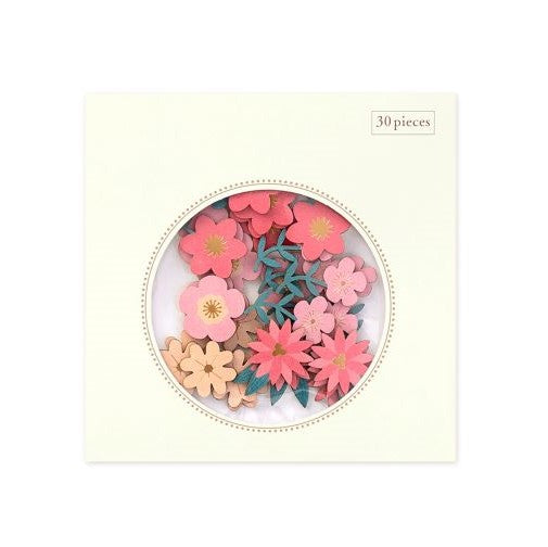 Midori - Pegatinas Decorativas - Flores Rojas - PaperCraft