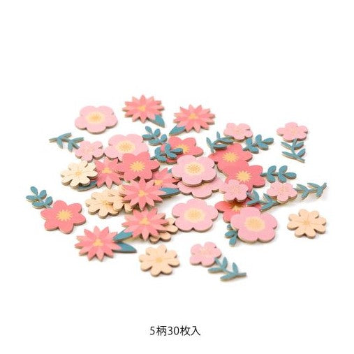 Midori - Pegatinas Decorativas - Flores Rojas - PaperCraft