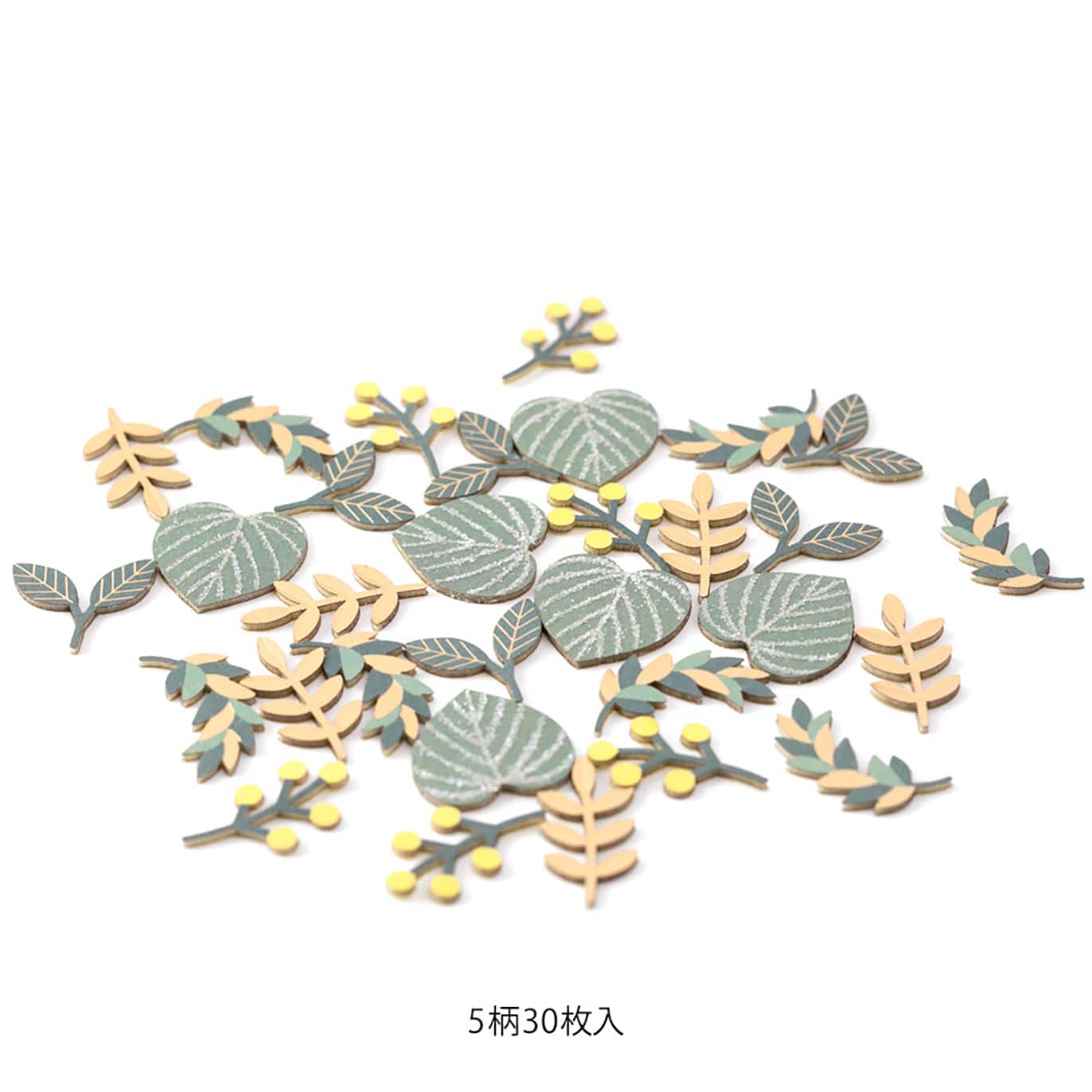 Midori - Pegatinas Decorativas - Hojas - PaperCraft
