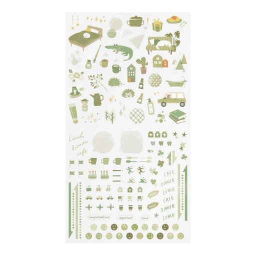 Midori - Pegatinas - Sticker Collection 2595 - Color MossGreen