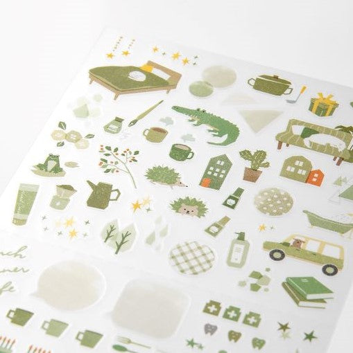 Midori - Pegatinas - Sticker Collection 2595 - Color MossGreen