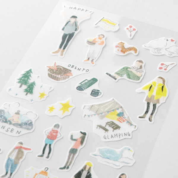 Midori - Pegatinas - 2 hojas Sticker 2638 - GoingOut