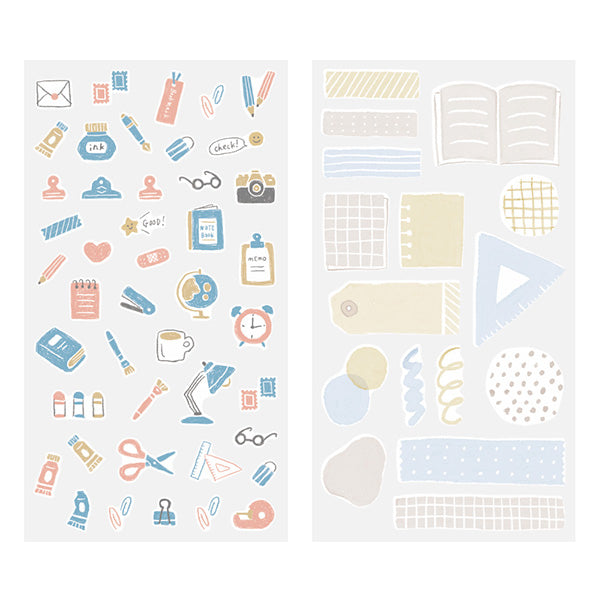 Midori - Pegatinas - 2 hojas Sticker 2640 - Stationery