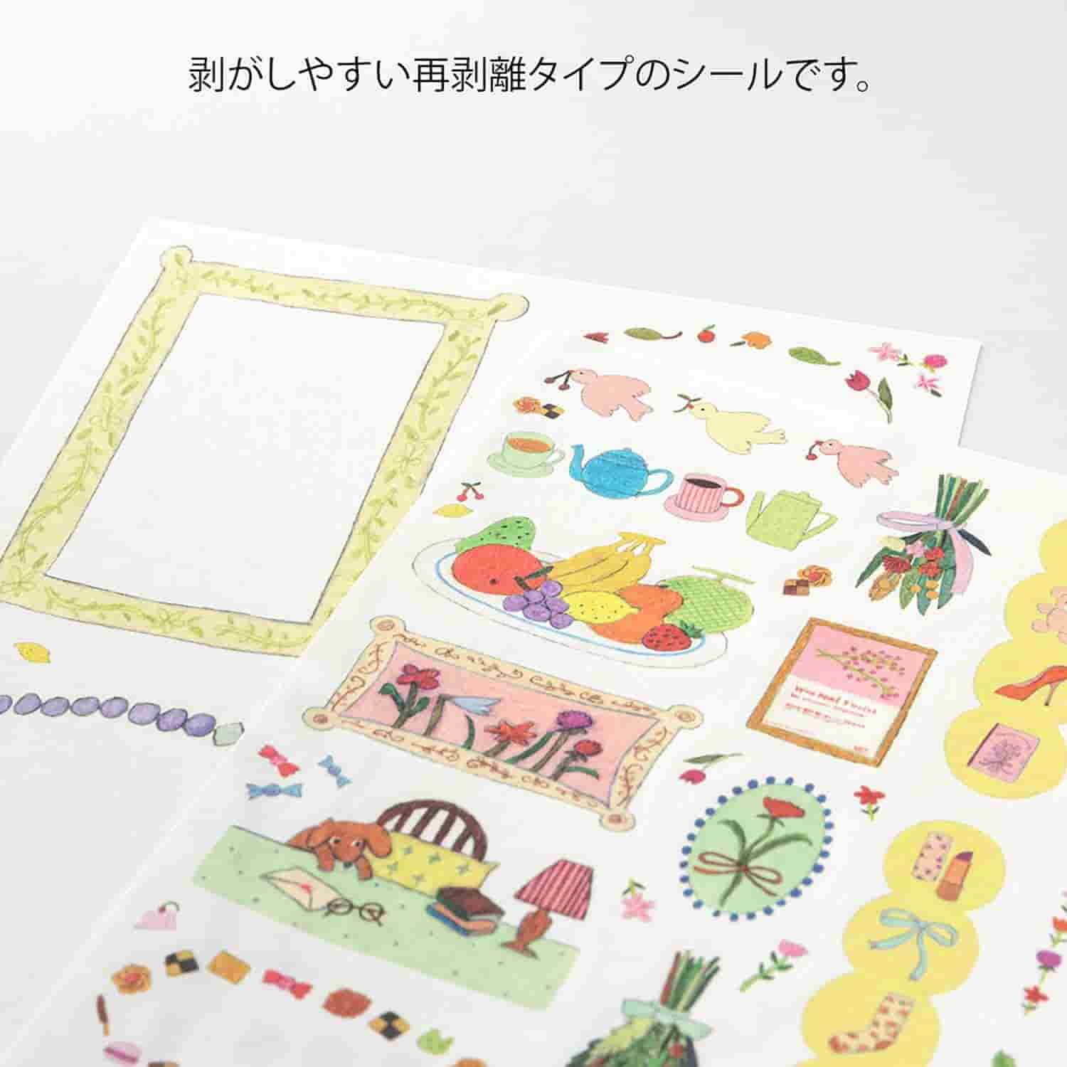 Midori - Pegatinas 2 hojas YURU LOG - My Life