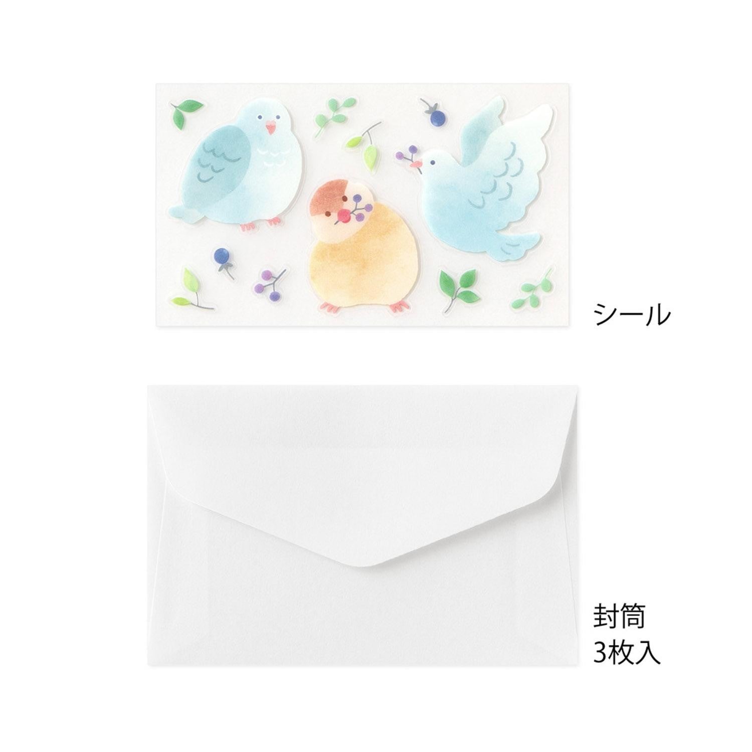 Midori - Set cartas y sobres MINI - Bird