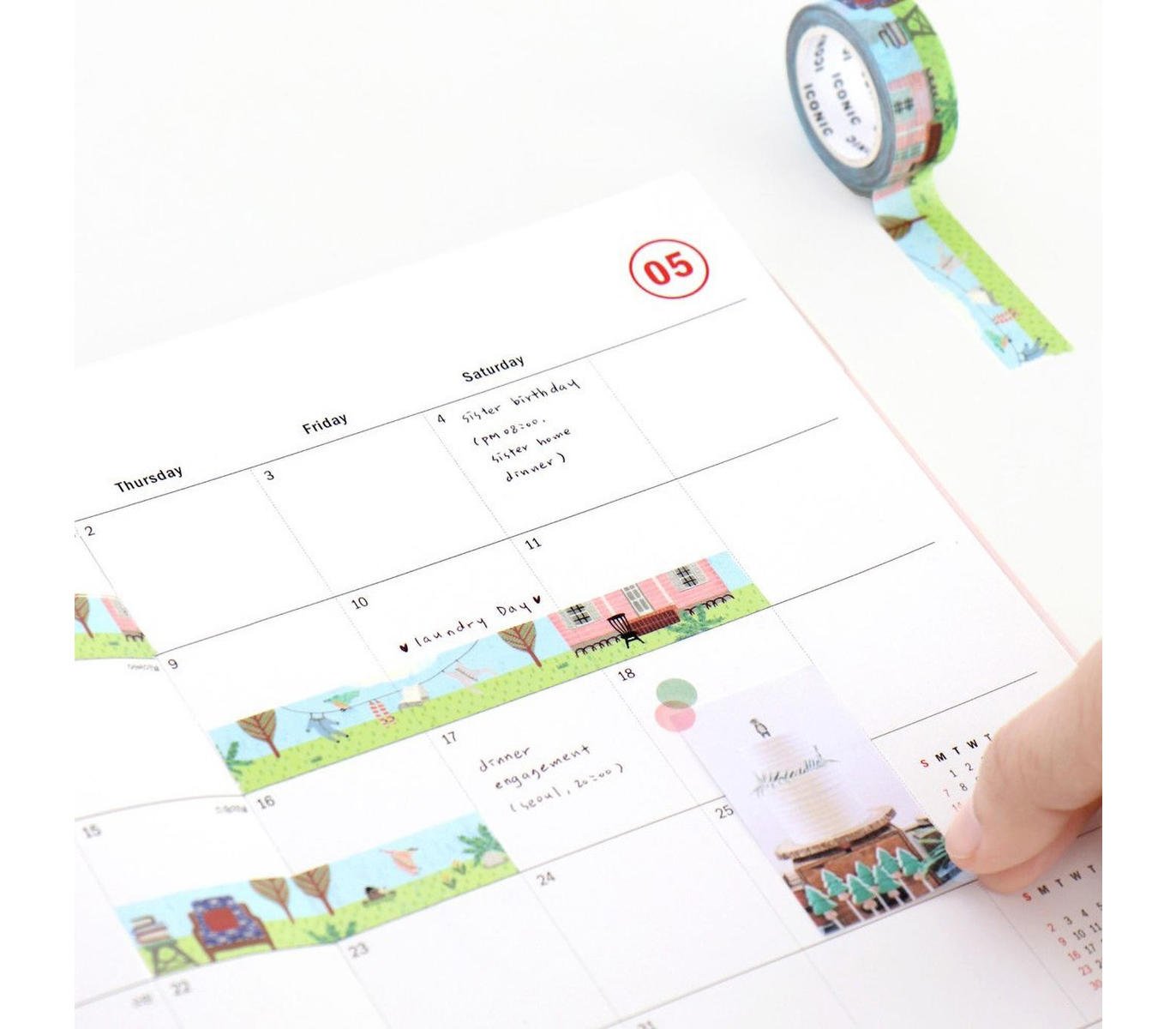 ICONIC - Washi tape - Masking tape 040 Breeze