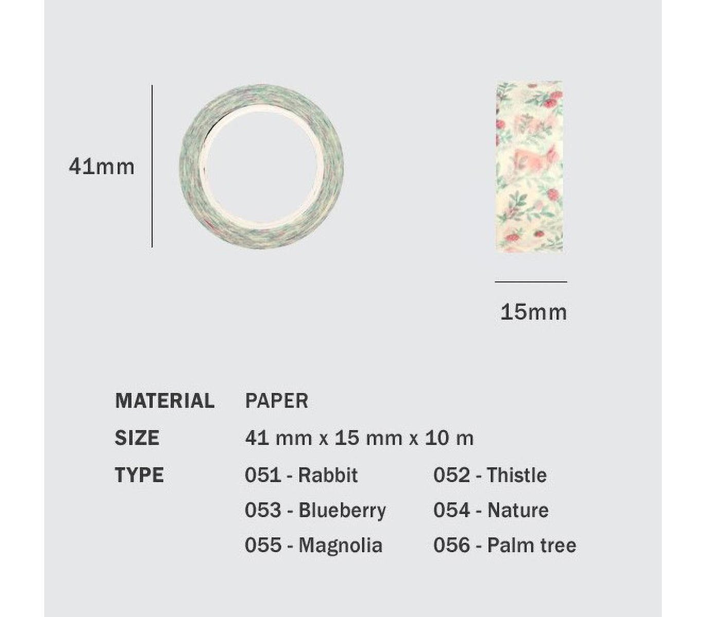 ICONIC - Washi tape - Masking tape 051 Rabbit