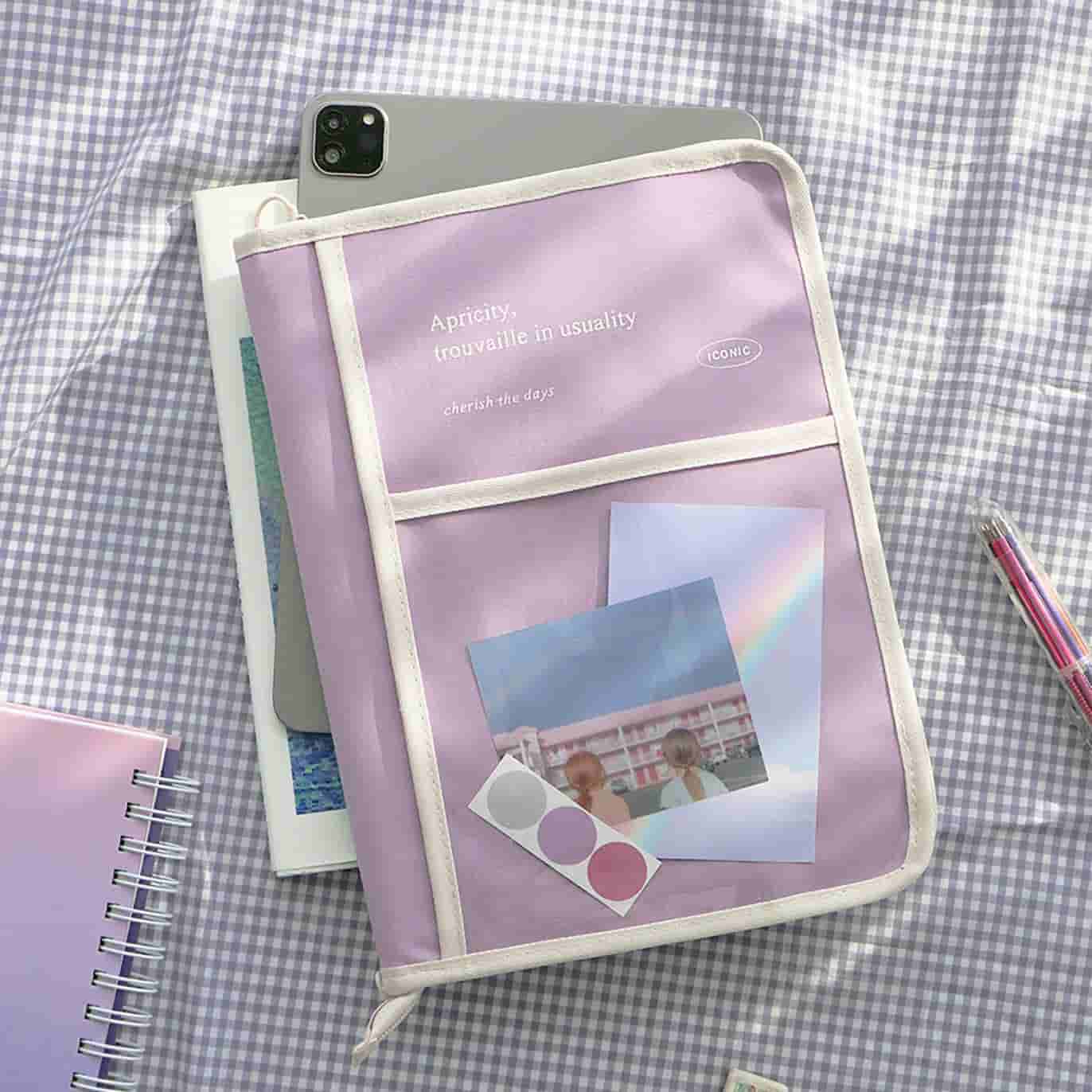 ICONIC - Funda A5 (11 pulgadas) - Lavender - Cottony