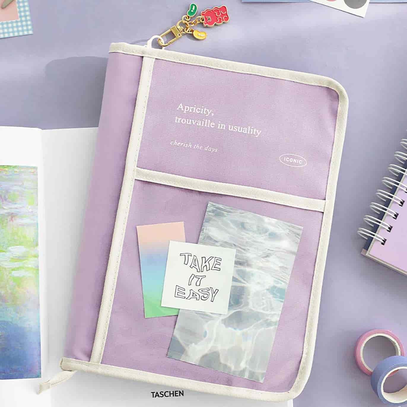 ICONIC - Funda A5 (11 pulgadas) - Lavender - Cottony