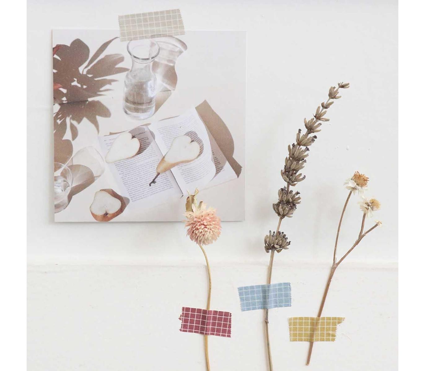 ICONIC - Washi tape - Masking tape 067 Grid Mustard