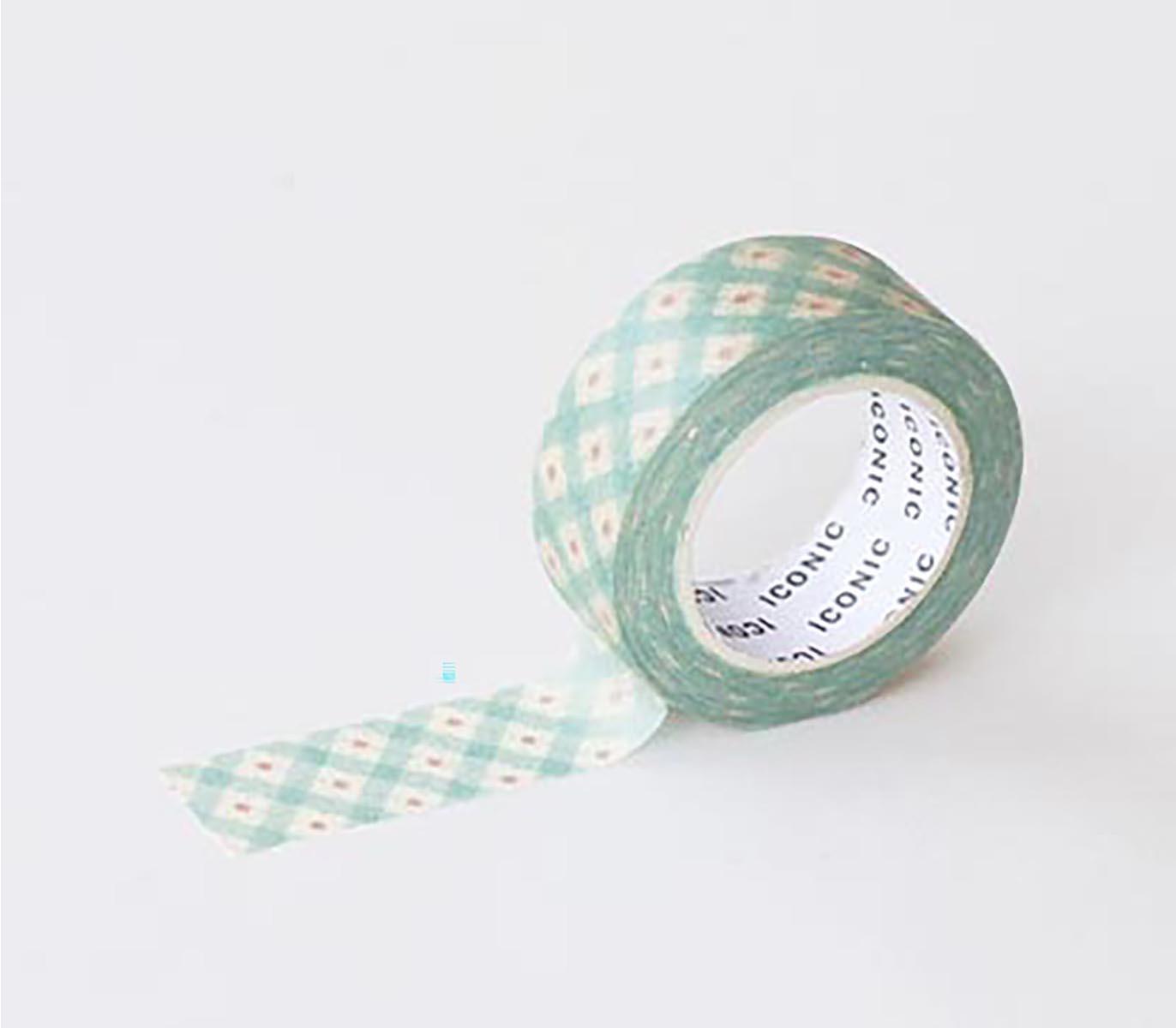 ICONIC - Washi tape - Masking tape 081 Mint Check