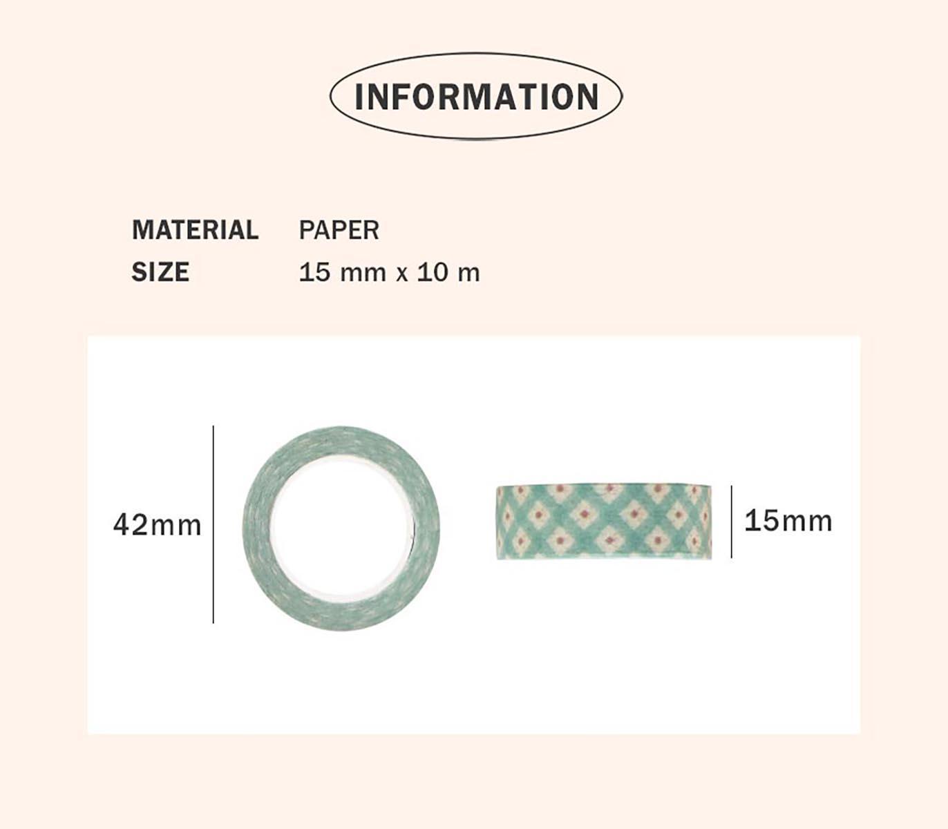 ICONIC - Washi tape - Masking tape 081 Mint Check