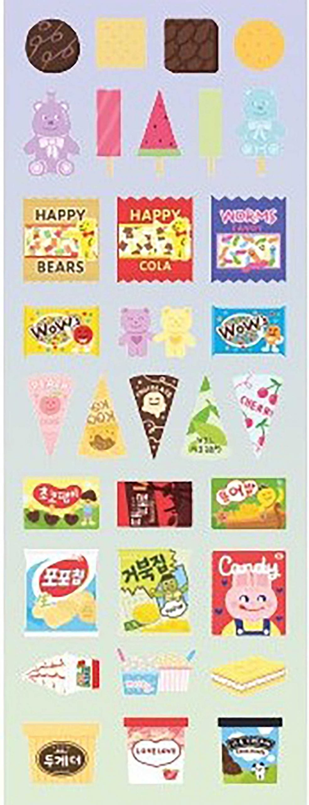 ICONIC - Pegatinas Tiny - 03 Snack