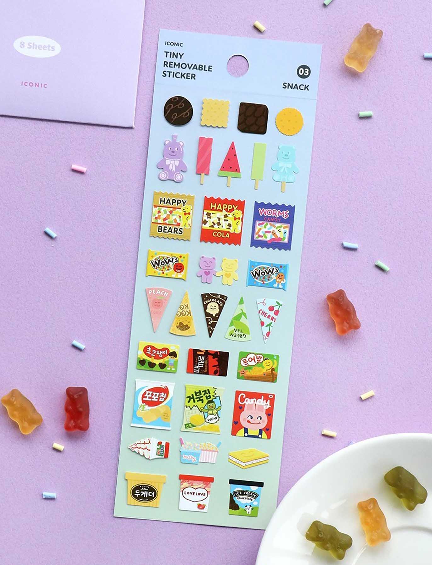 ICONIC - Pegatinas Tiny - 03 Snack