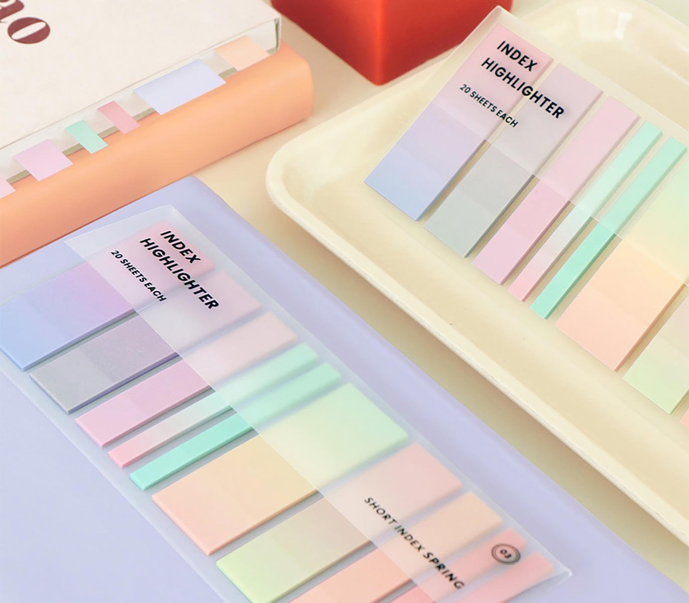 ICONIC - Notas adhesivas - Short Highlighter Spring