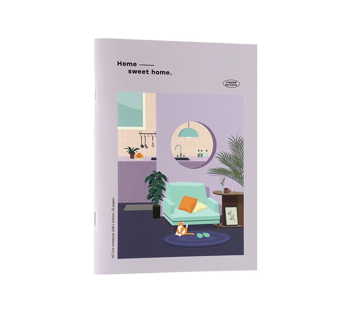 ICONIC - Cuaderno Rayas A5 - Sweet Home - HARU