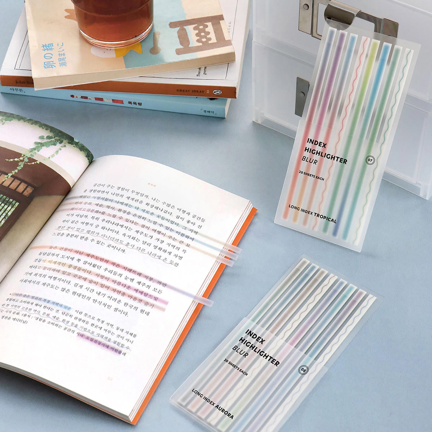 ICONIC - Notas adhesivas - Long Highlighter Tropical