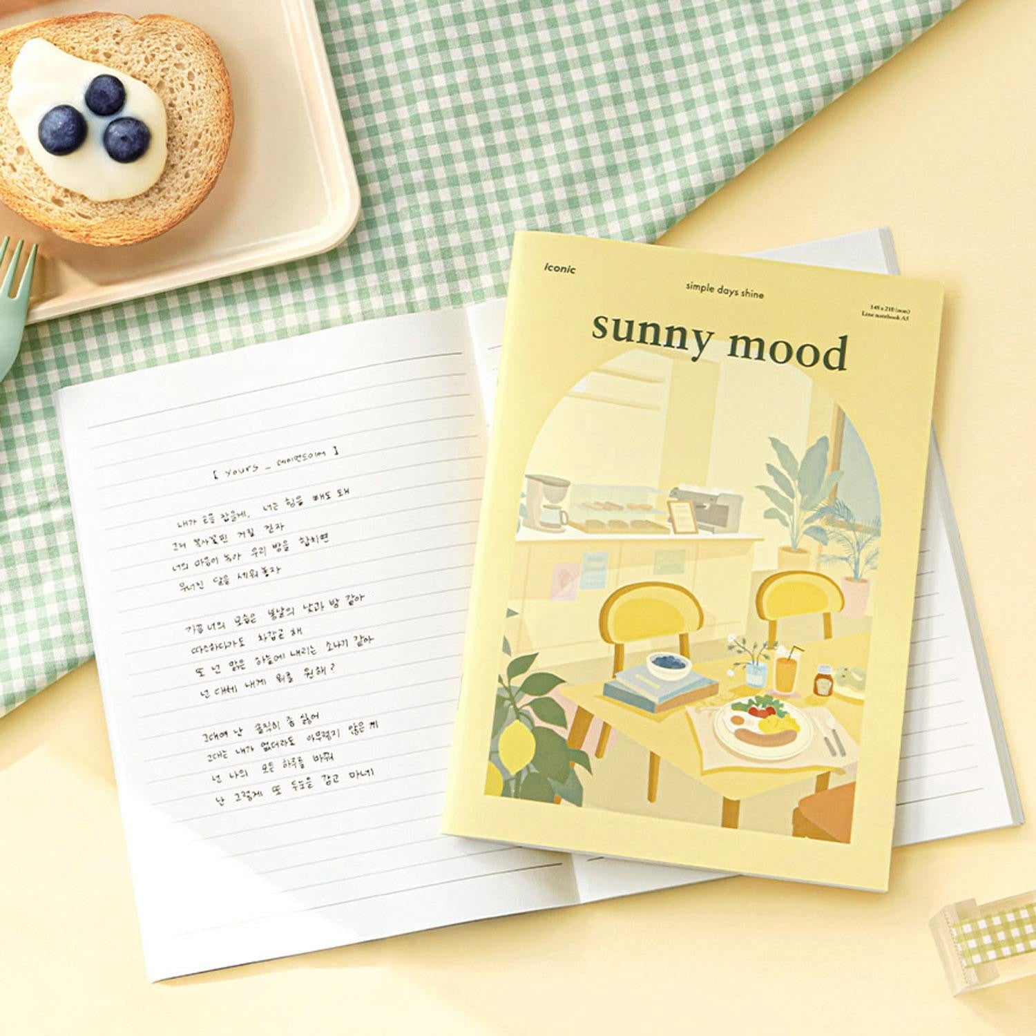 ICONIC - Cuaderno Rayas A5 - Sunny Mood - HARU