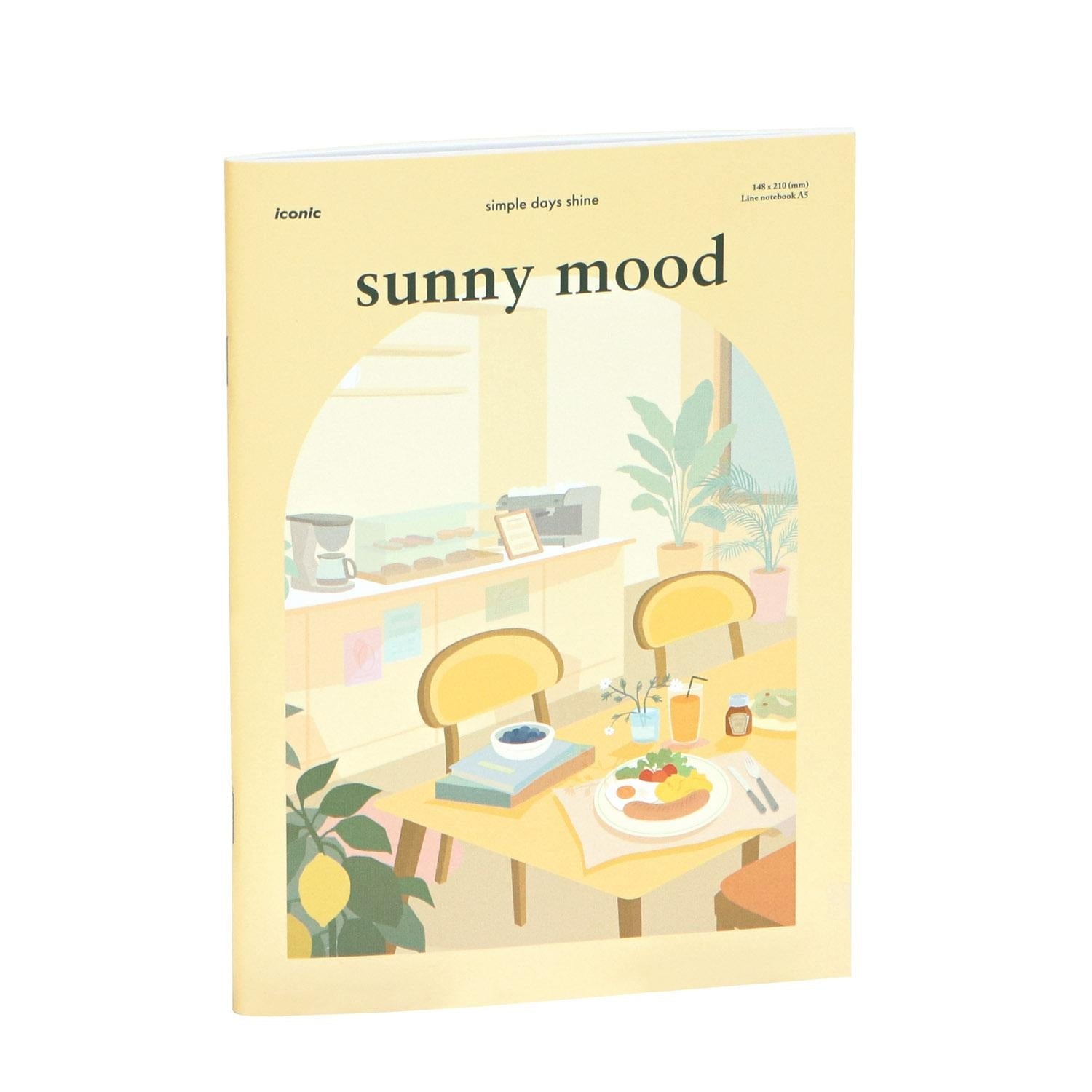 ICONIC - Cuaderno Rayas A5 - Sunny Mood - HARU