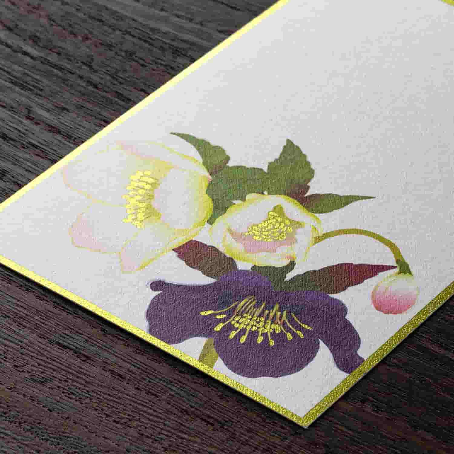 Midori - Bloc 6 Postales - Christmas Rose