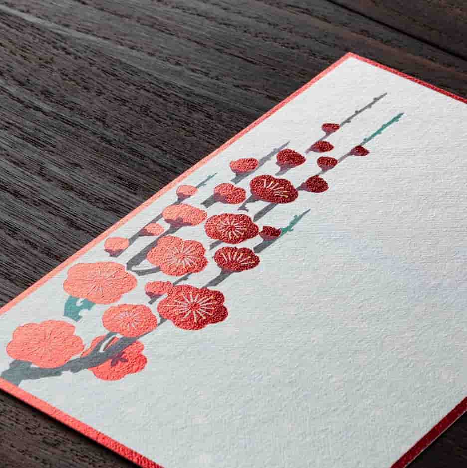 Midori - Bloc 6 Postales - Snow Winter Plum