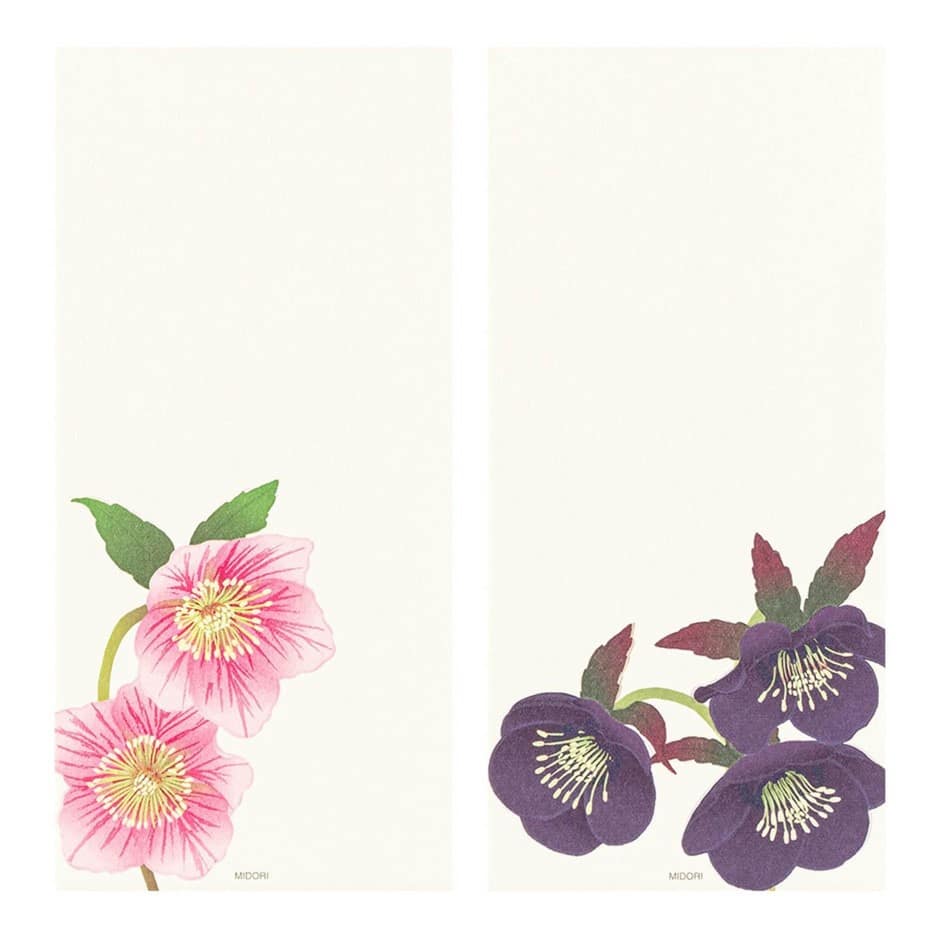 Midori - Bloc de Notas para mensajes - Christmas Rose