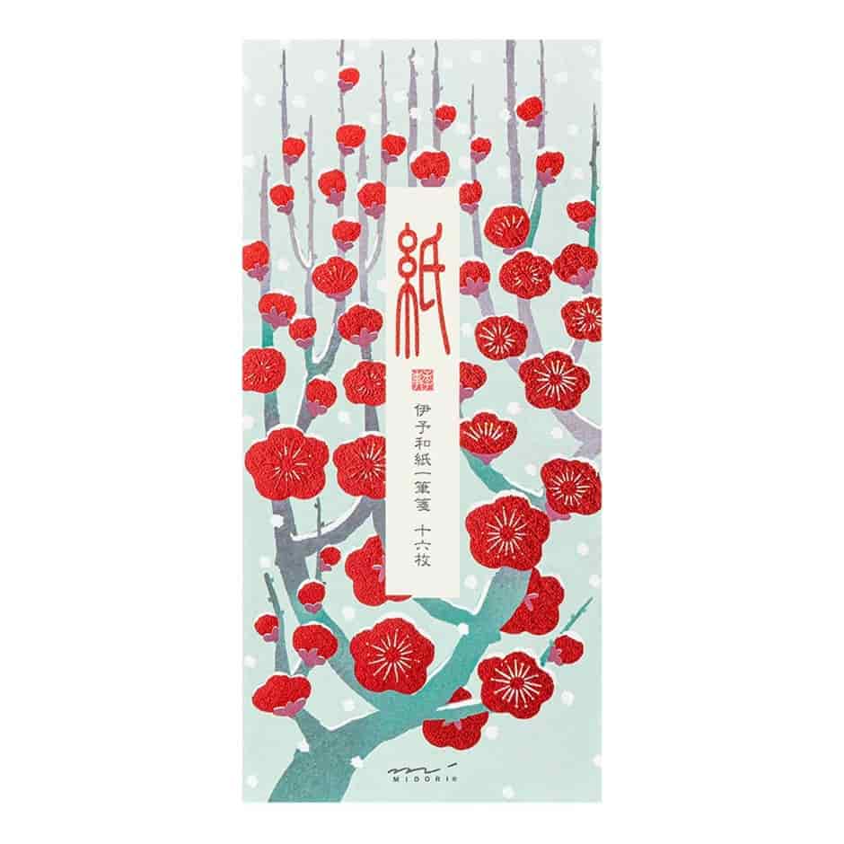 Midori - Bloc de Notas para mensajes - Snow Winter Plum