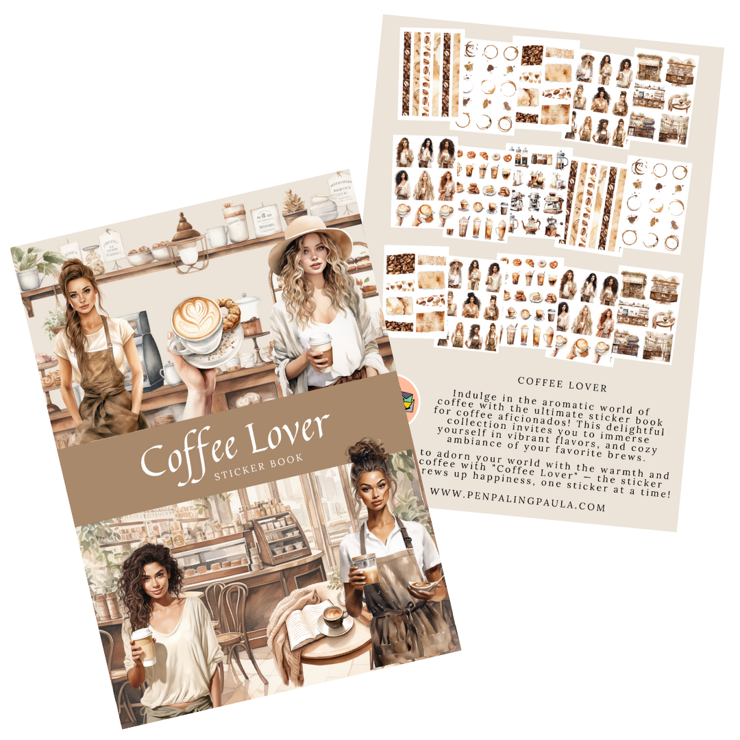 Penpaling Paula - Coffee Lover - Libro de pegatinas