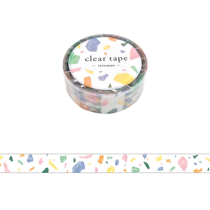 Mind Wave - Washi Tape Transparente - Terrazo